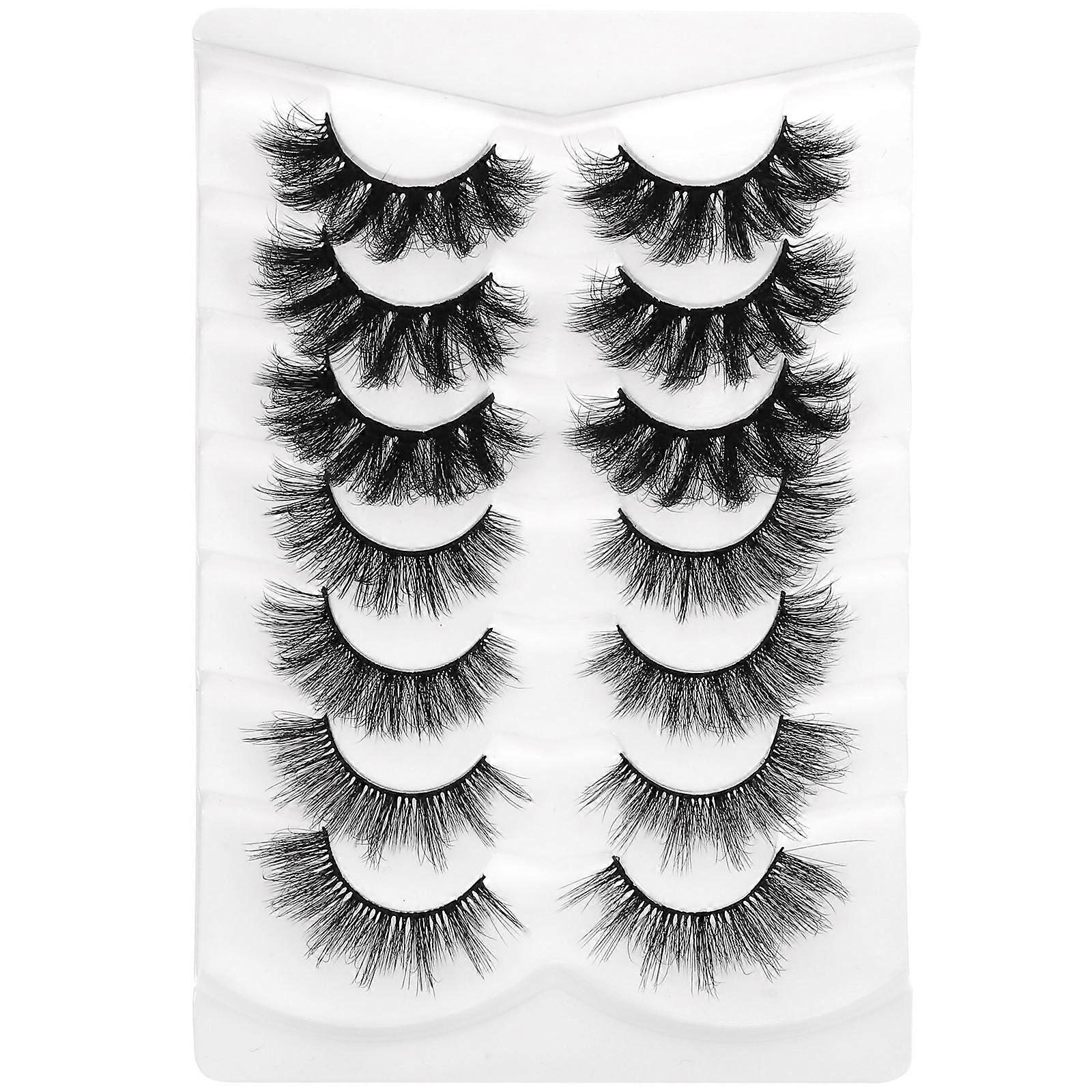 False Eyelashes Lashes for Makeup Use 7Pairs Set