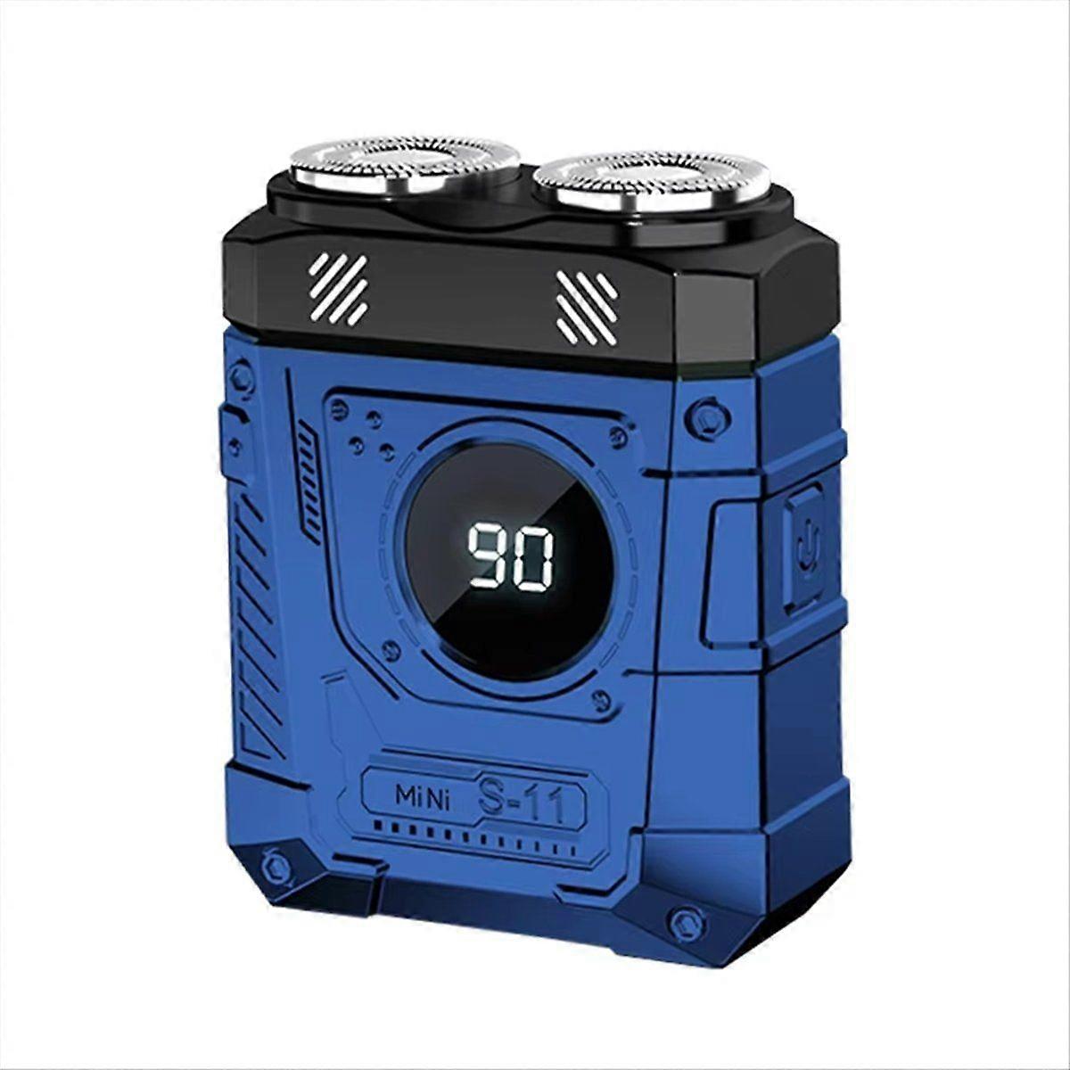 Electric Shaver for Men Magnetic Double Blade Rechargeable LCD Display Portable Beard Trimmer Face