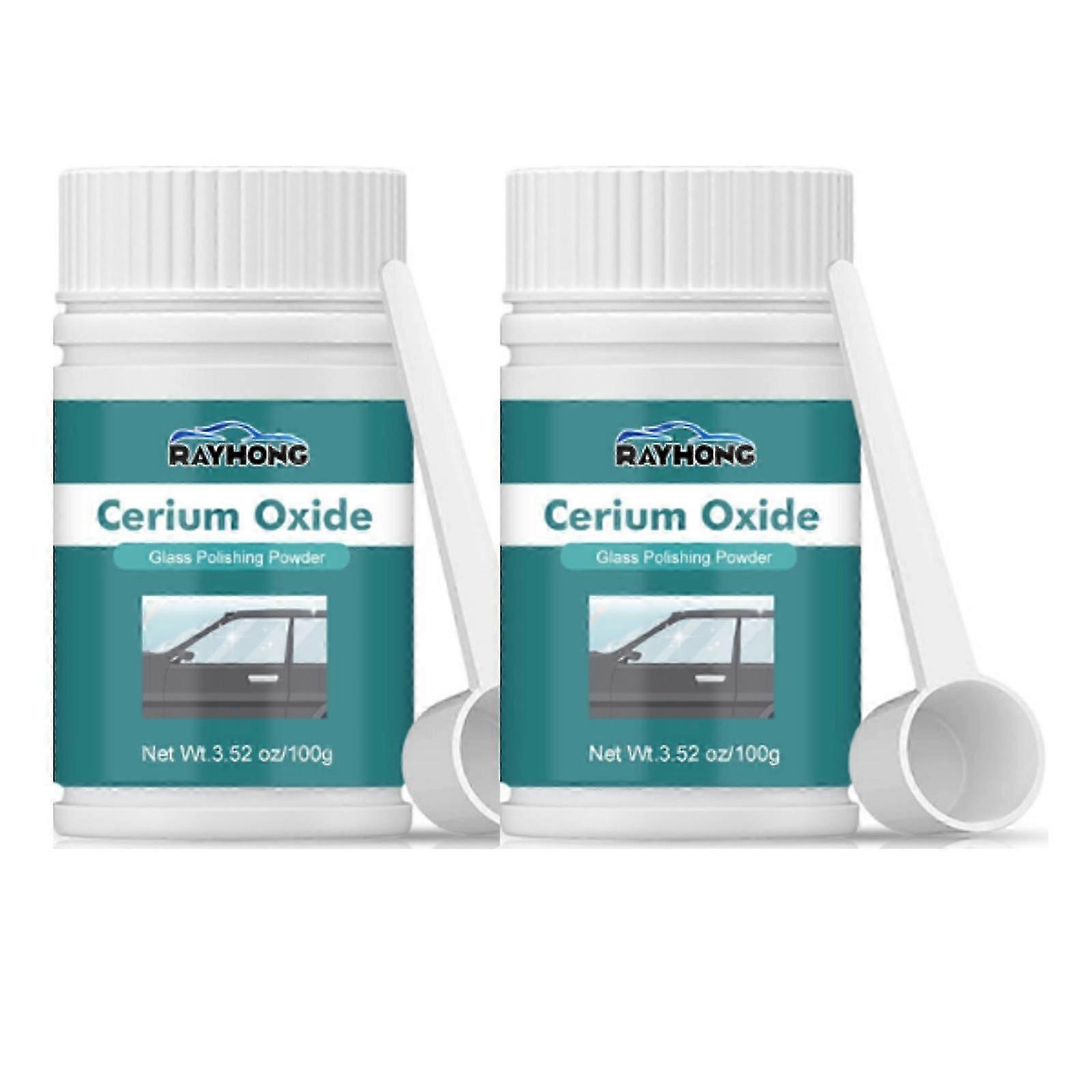 Glass Polishing Kit with Deep Scratch Remover and Cerium Oxide Powder 100g