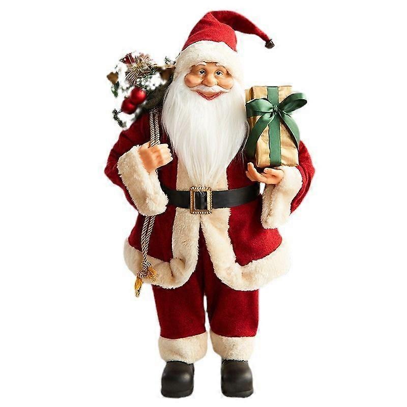 2025 Santa Claus Figurine Window Display Decoration 30/90CM