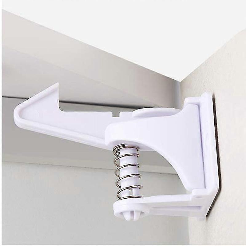 Upgraded Invisible Baby Proofing Cabinet Latch Locks (10pcs)
