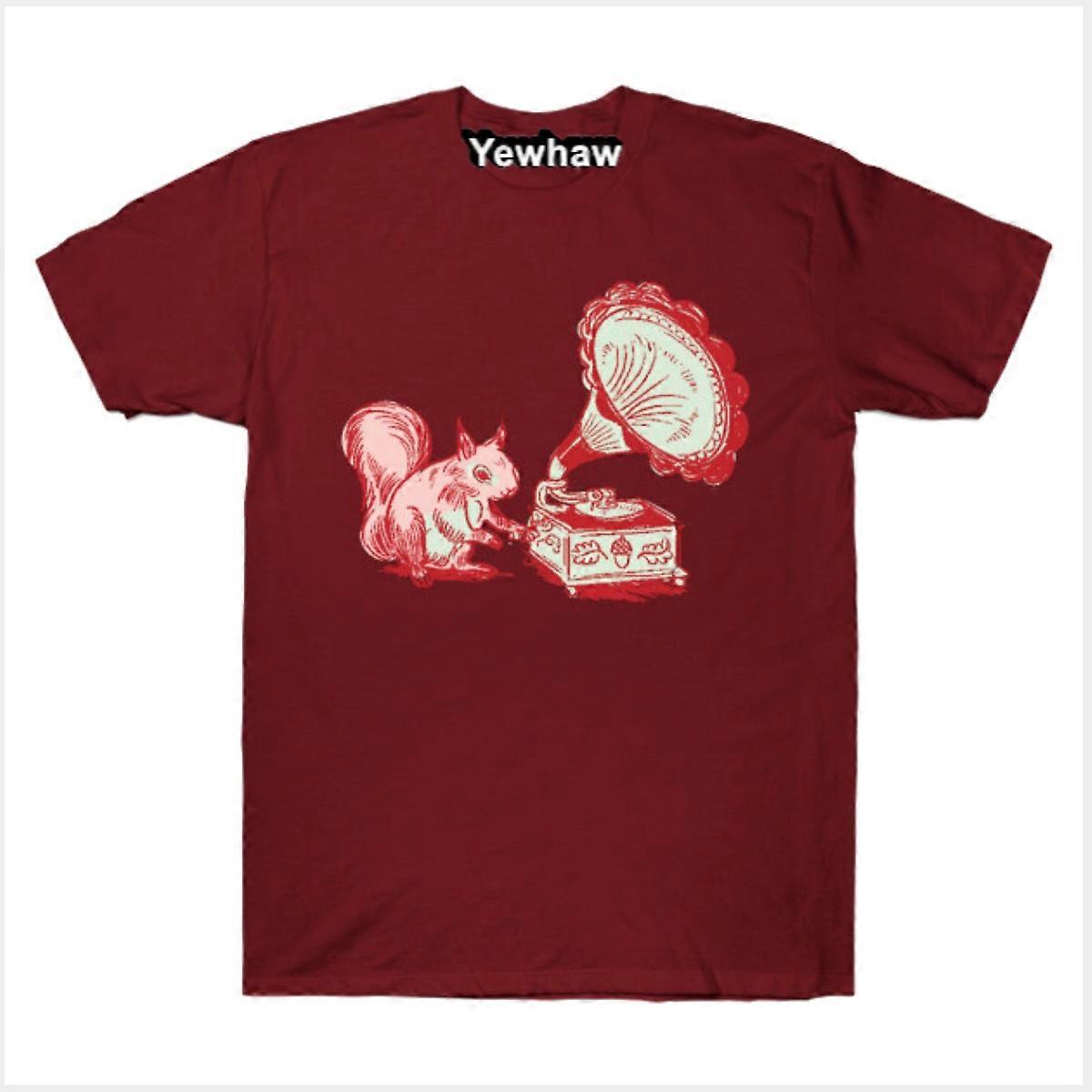 Squirrel Gramophone T-shirt