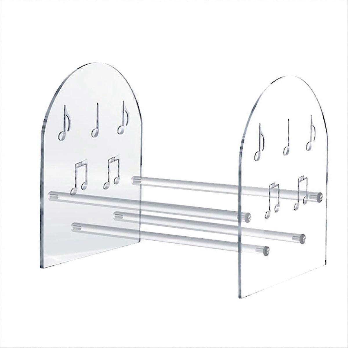 Acrylic Display Shelf for CD Records Multi-function Organizer Rack