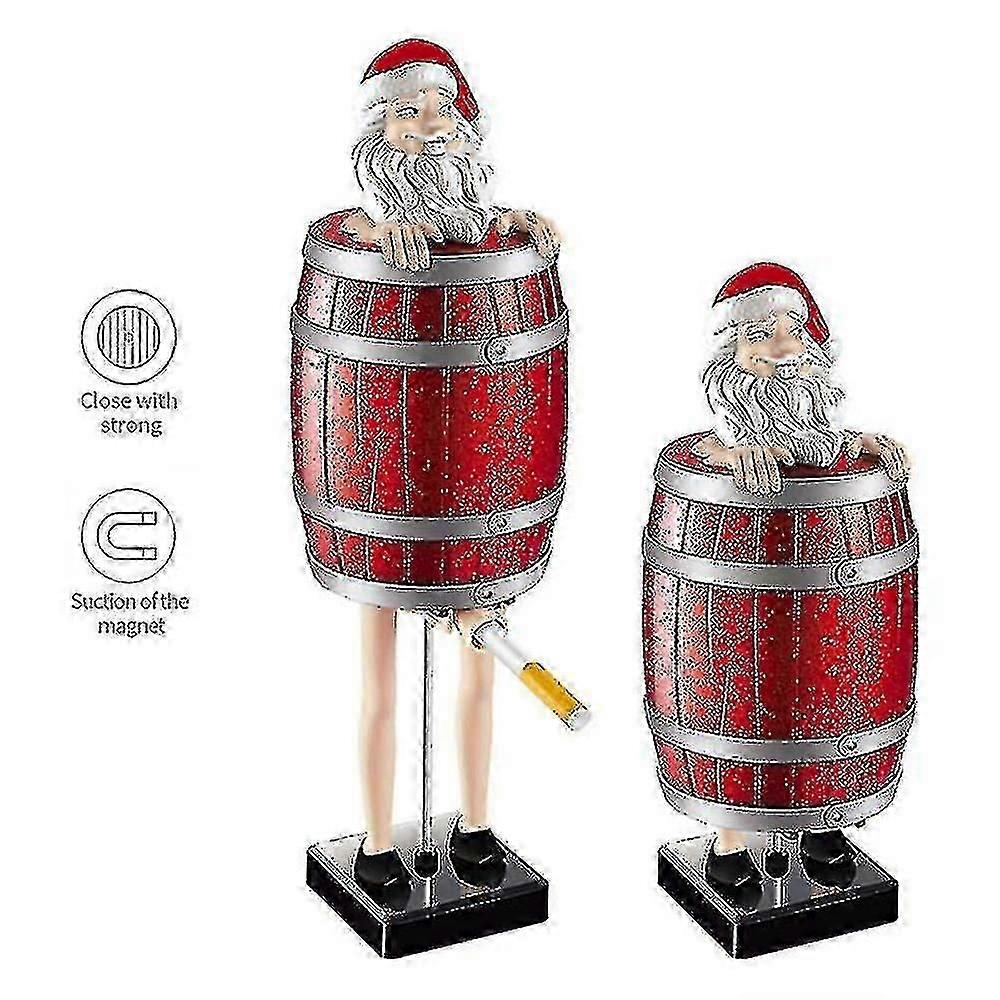 Taşınabilir Noel Baba Sigara Dispenseri Yaratıcı Otomatik Sigara Saklama Kutusu Komik Ev Saklama Kutusu Sigara Aracı G
