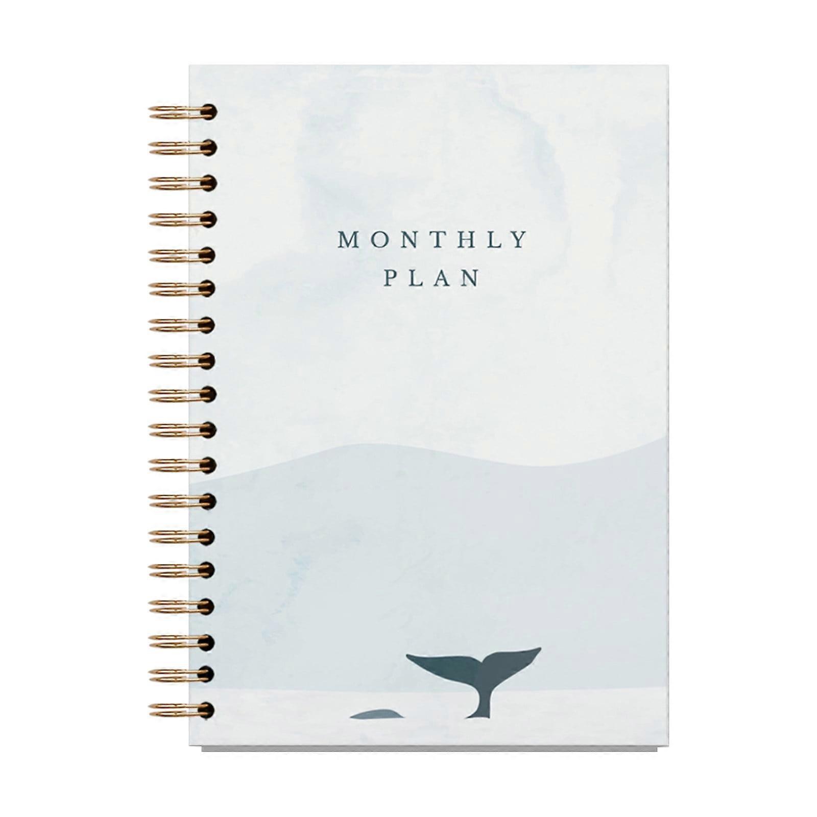 July 2023-June 2024 Monthly Planner, 224 Pages, 12-Month & Weekly Layout, Double Helix Binding, Durable Design