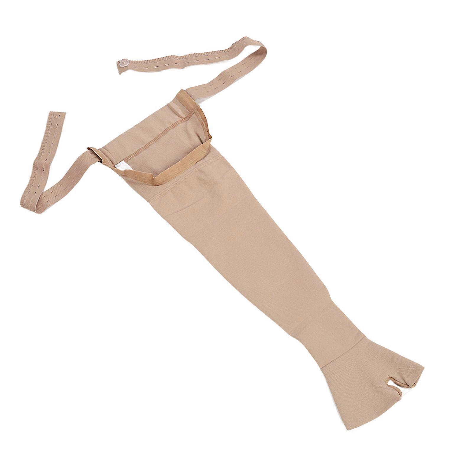 Lymphedema Arm Sleeve Soft Nylon High Elasticity Breathable Portable Post Mastectomy Arm Sleeve for Recovery Left Arm S