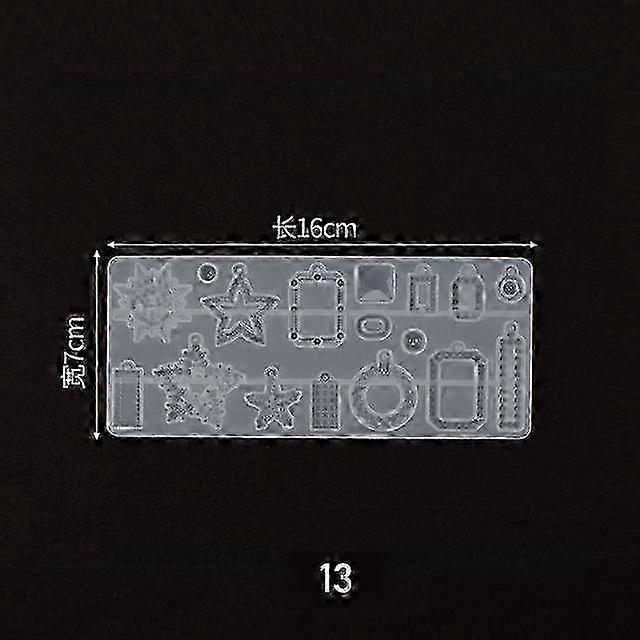 JWL-4pcs Silicone Earring Mold Earring Resin Mold (4 models can be matched at will, leave a message and let me know)