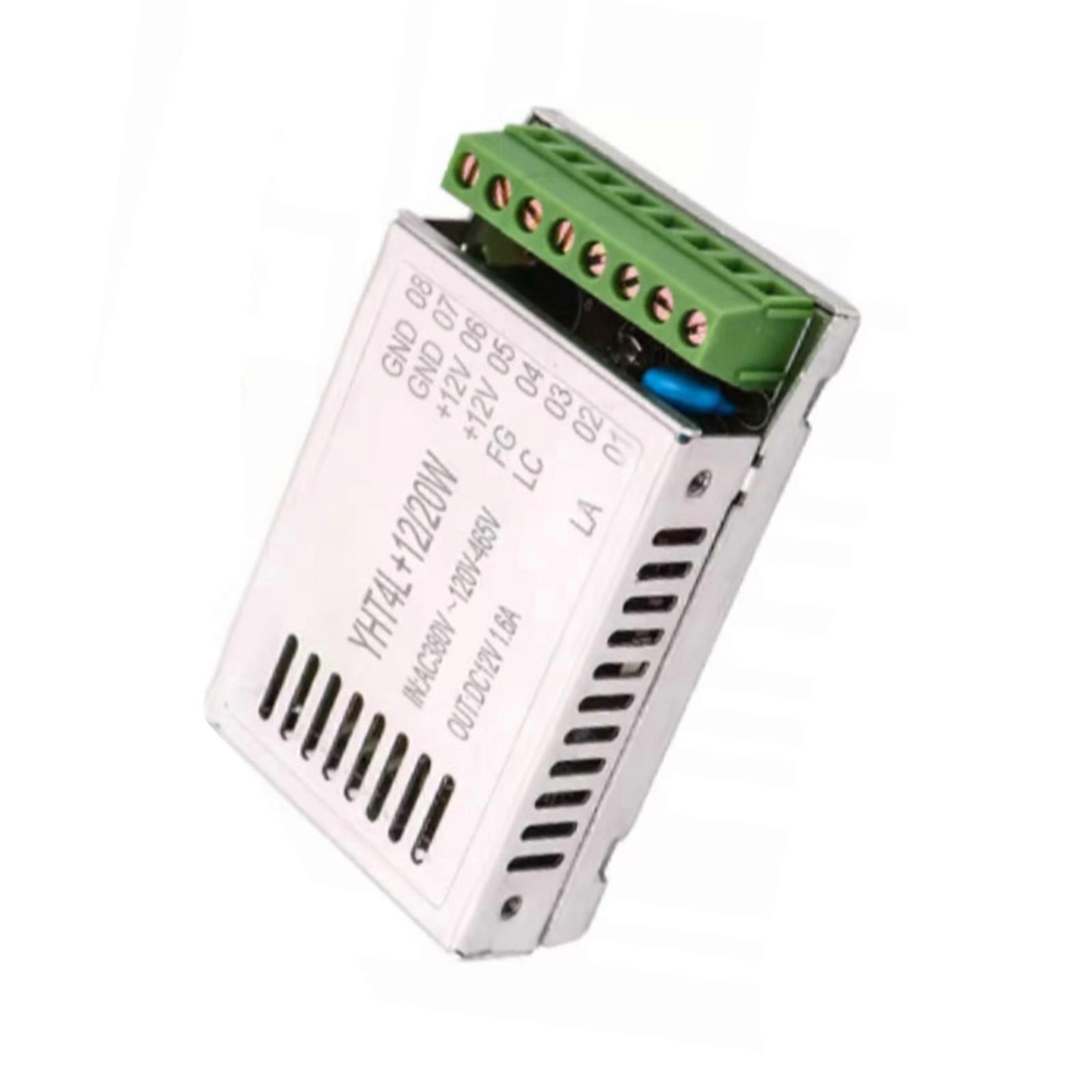 Low Noise 20W 220V to 12V 24V Isolated Converter With Safety Shielding Power Supply Module Electricity Stabilizing Multicolor