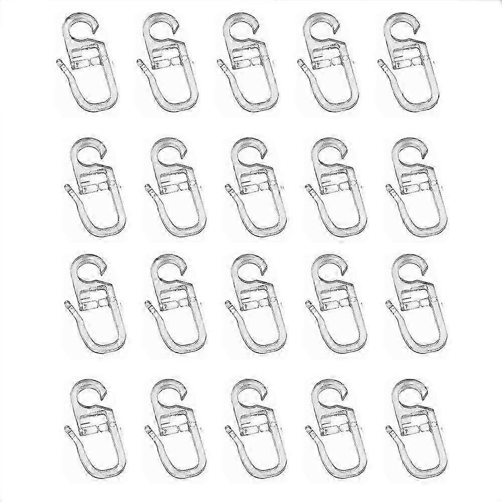 Plastic Durable Curtains Fixing Special Accessories Wall Ring Hooks Sliding