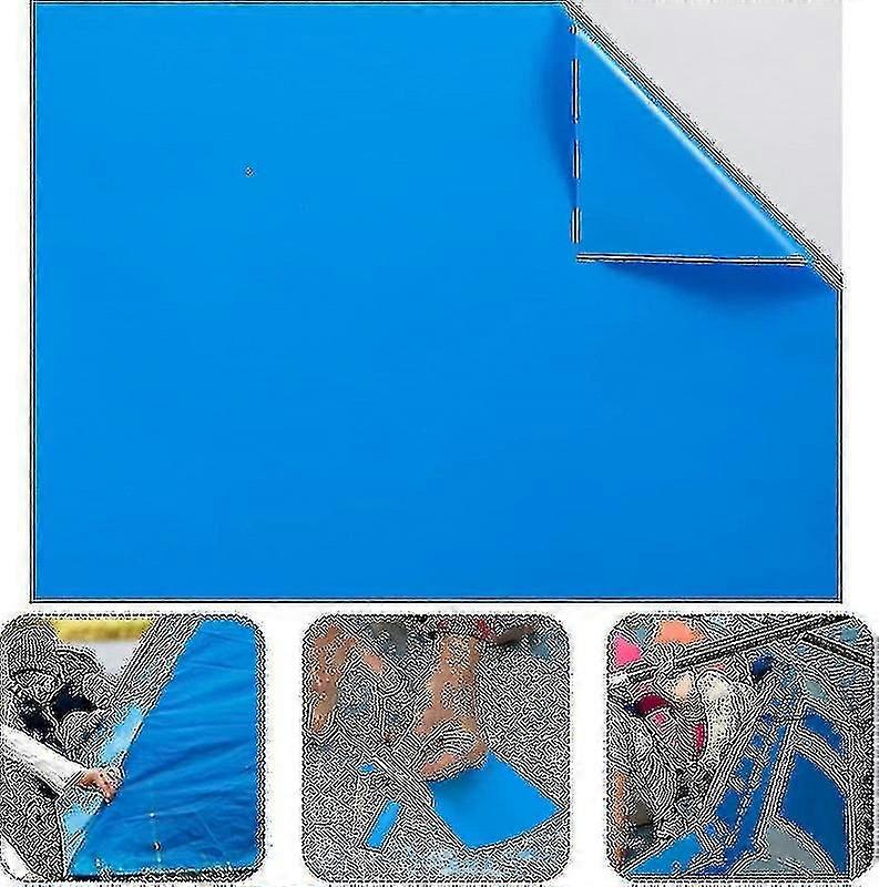 10 Pcs Vinyle Piscine Liner Patch Réparation Patch Pour Piscines, 10