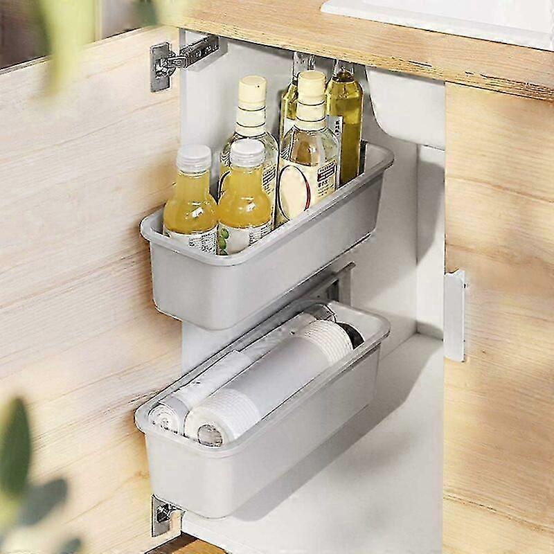 2 Pack Basket Organizer, For Kitchen, Bathroom, Drawer, Cabinet (random Color)