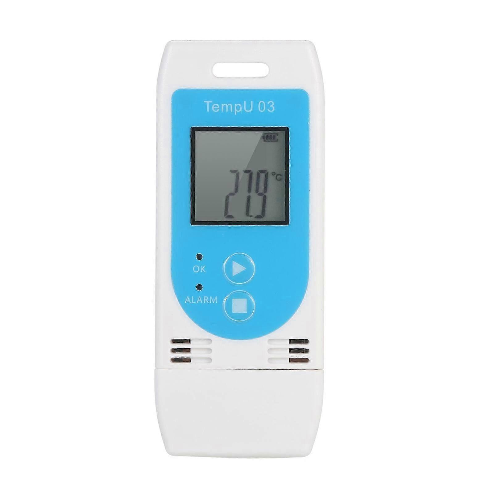 USB Temperature Humidity Data Logger Reusable RH TEMP Datalogger Recorder Humiture Recording Meter with 32,000 Record Capacity