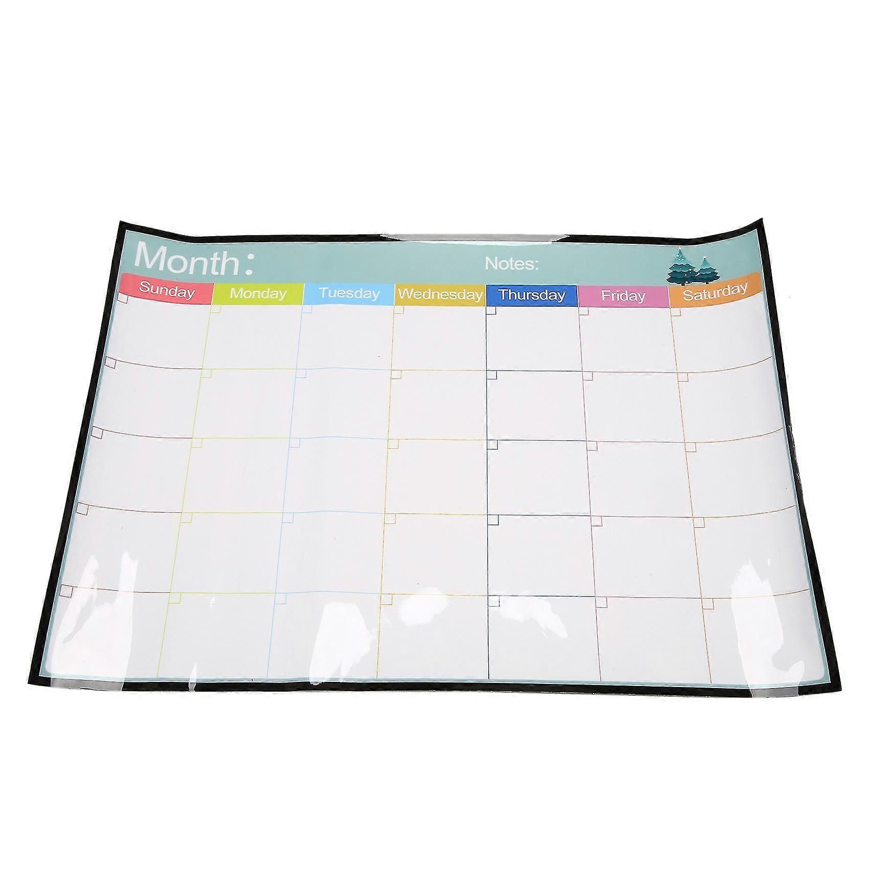 Διαγράψιμο μαγνητικό λευκό πίνακα Ξηρός πίνακας διαγραφής Μαγνήτες ψυγείο Ψυγείο Λίστα υποχρεώσεων Μηνιαία ημερήσια W