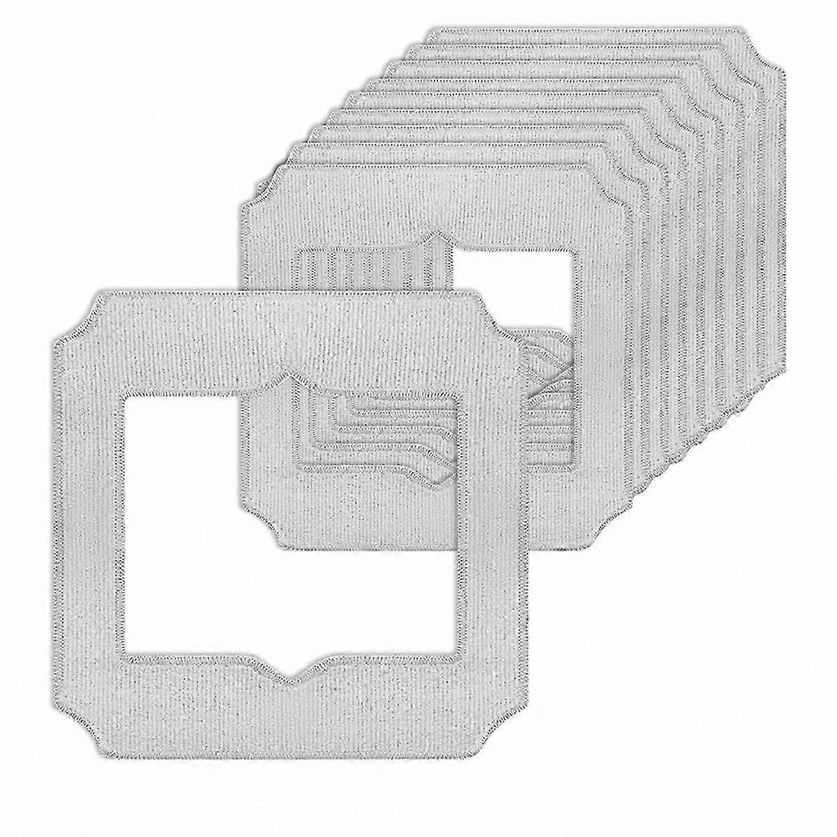 10-Pack Microfiber Cleaning Pads for Robotic Window Cleaner Accessories