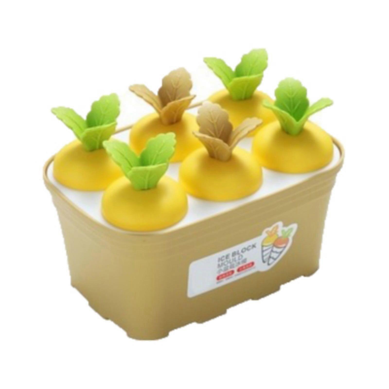 Winysin Set Carrot Shaped Sticks Ice Silicone Maker Easy Release Ice Easy Release Ice Reusable Maker
