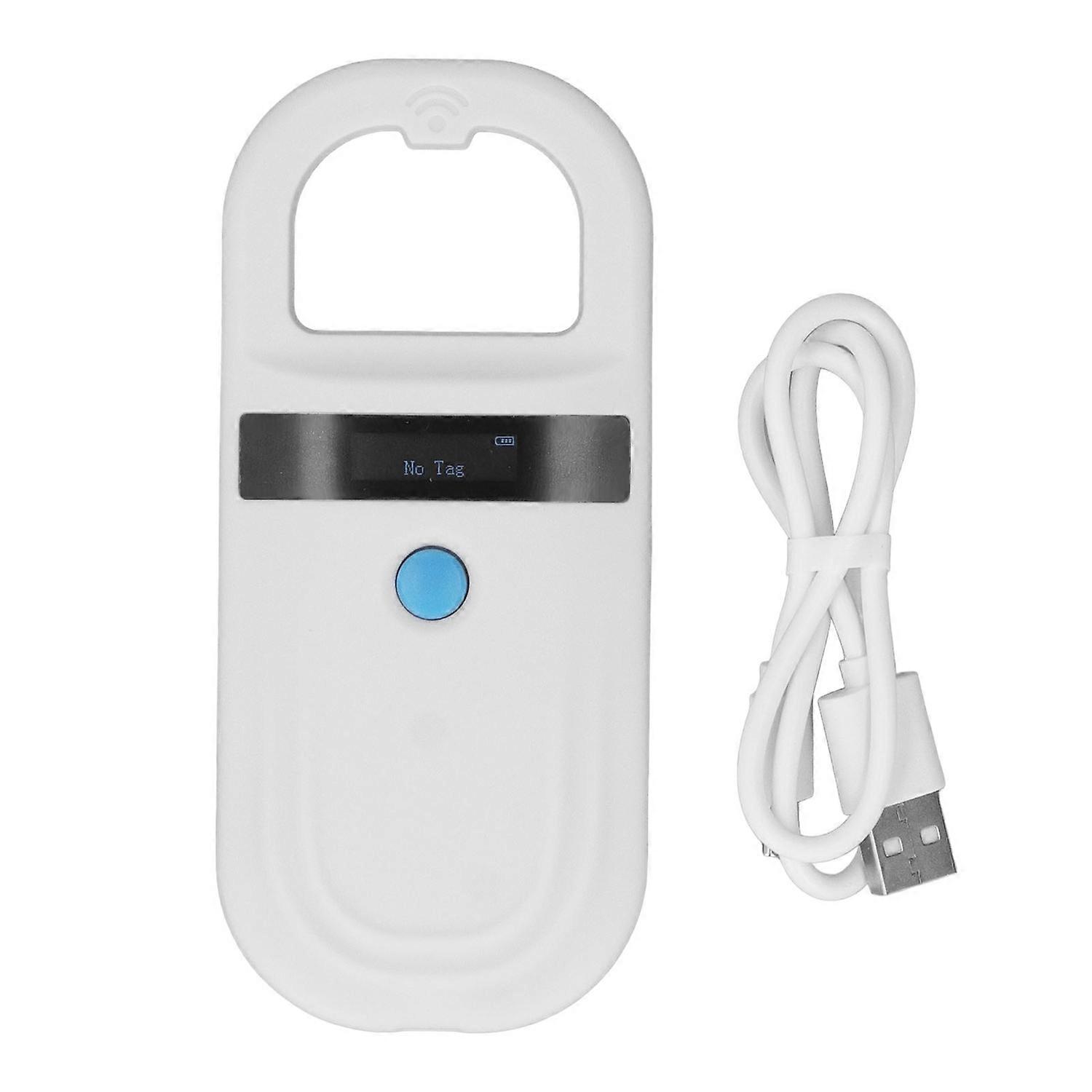 Pet Microchip Scanner Reader 134.2Khz 125Khz Rechargeable 15 Digits Pet ID Scanner with Display Scre