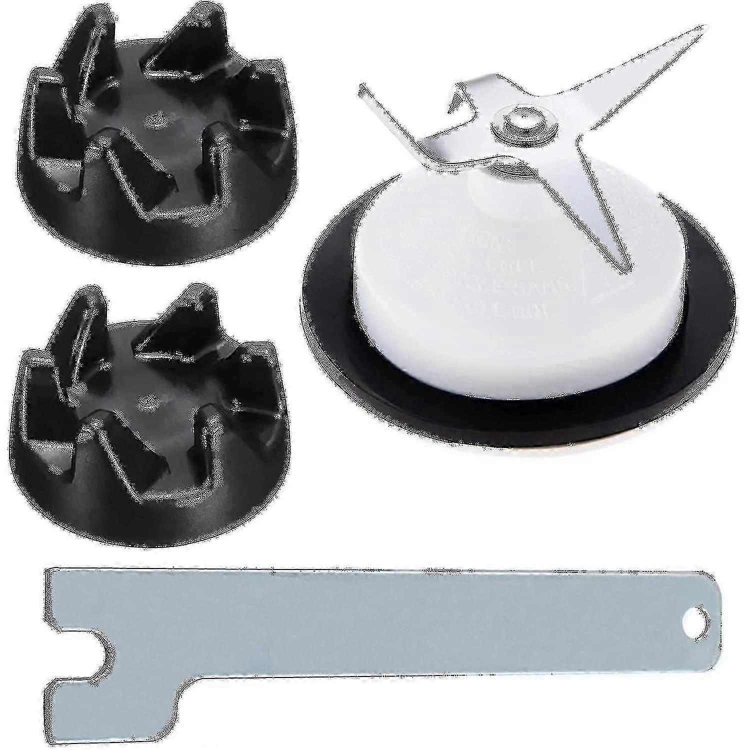 Replacement 4 Leaf Blender Blade & Coupler Spanner Wrench for KitchenAid Mixers