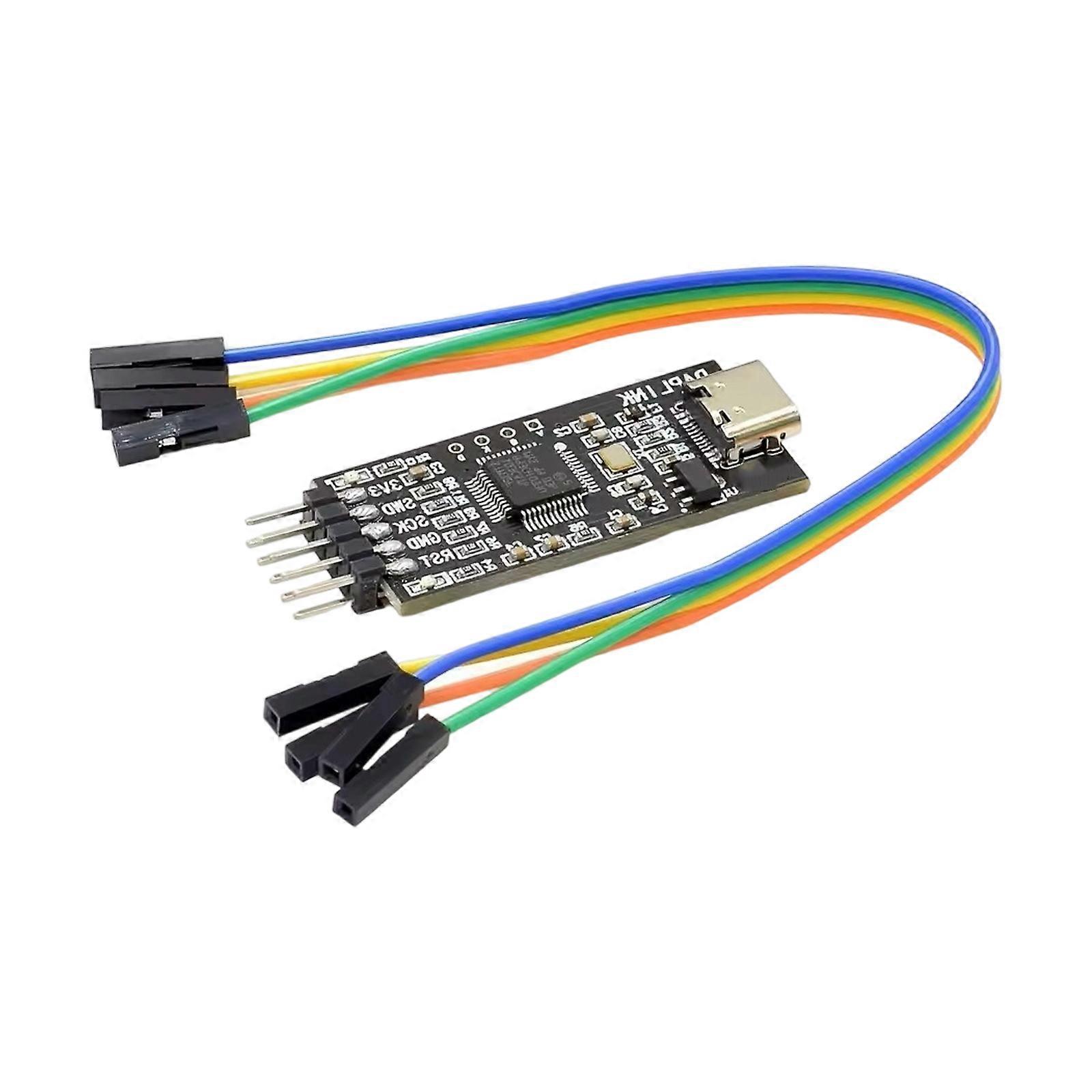 SWD Development Tool With Breakpoints Debugging Variable Monitoring LED Indicators USB Type C Multicolor