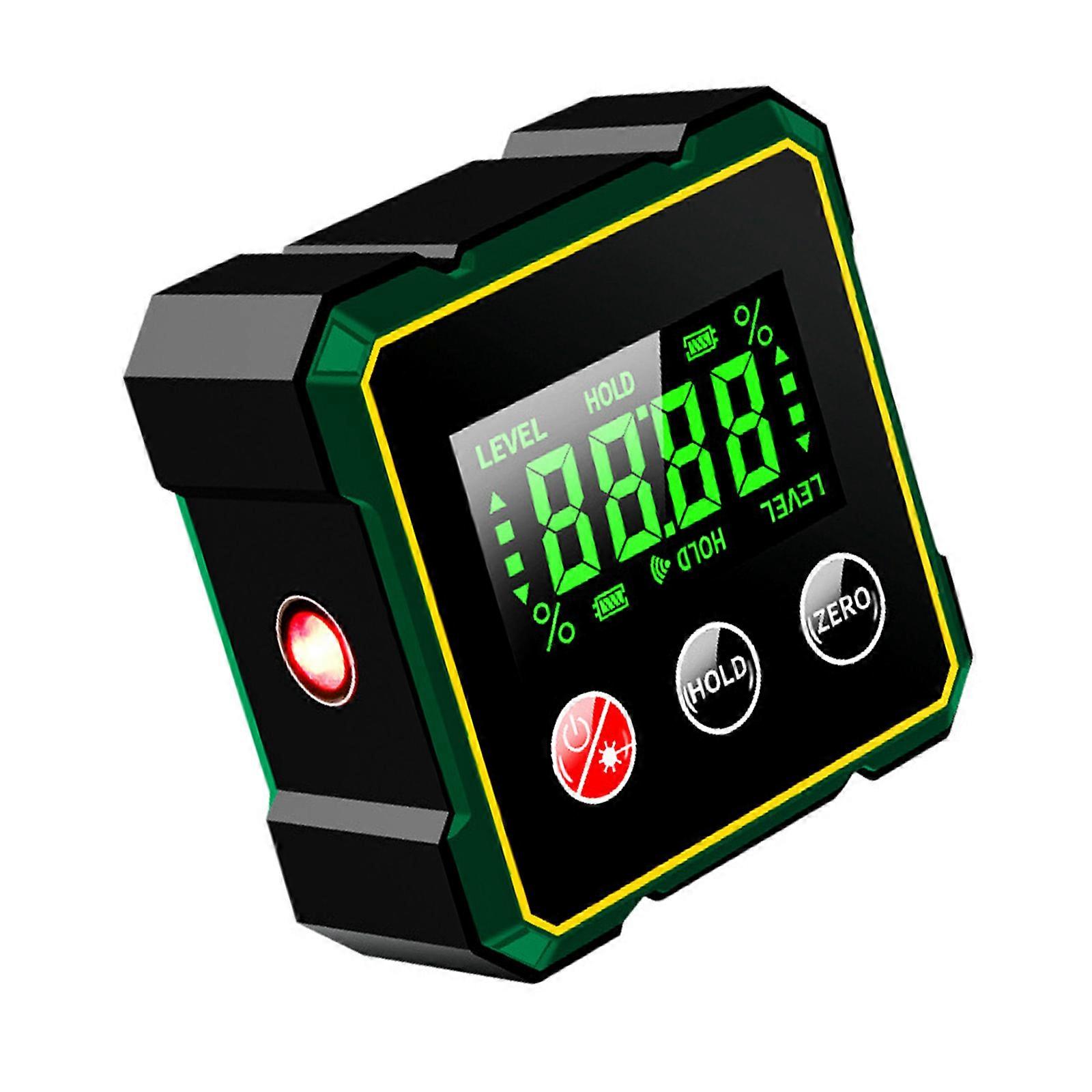 Functional Digital Protractors Effective Digital Angles Meter with Readout Screen for Woodworkers and Builders Multicolor