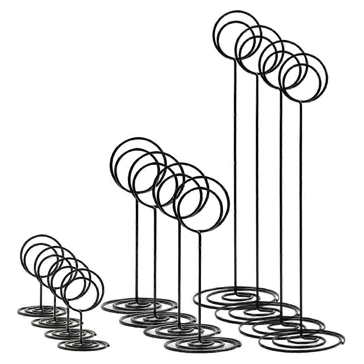 36 Pcs Table Number Holders 3 Size Place Card Holder Name Numbers Menu Memo Note Card Picture P o Holder Clip Stand