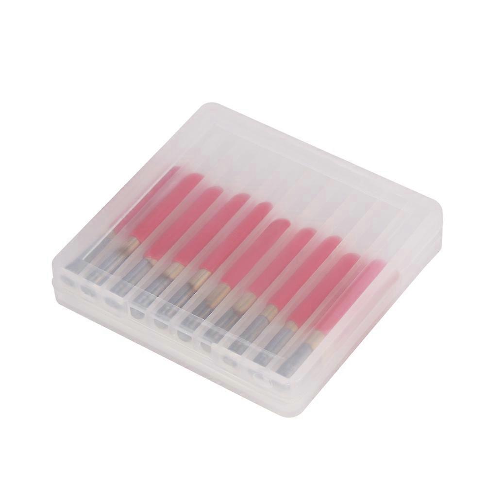 10pcs 3.175mm Titanium Coated Engraving CNC Bit Router Carving Tool 30 Degree