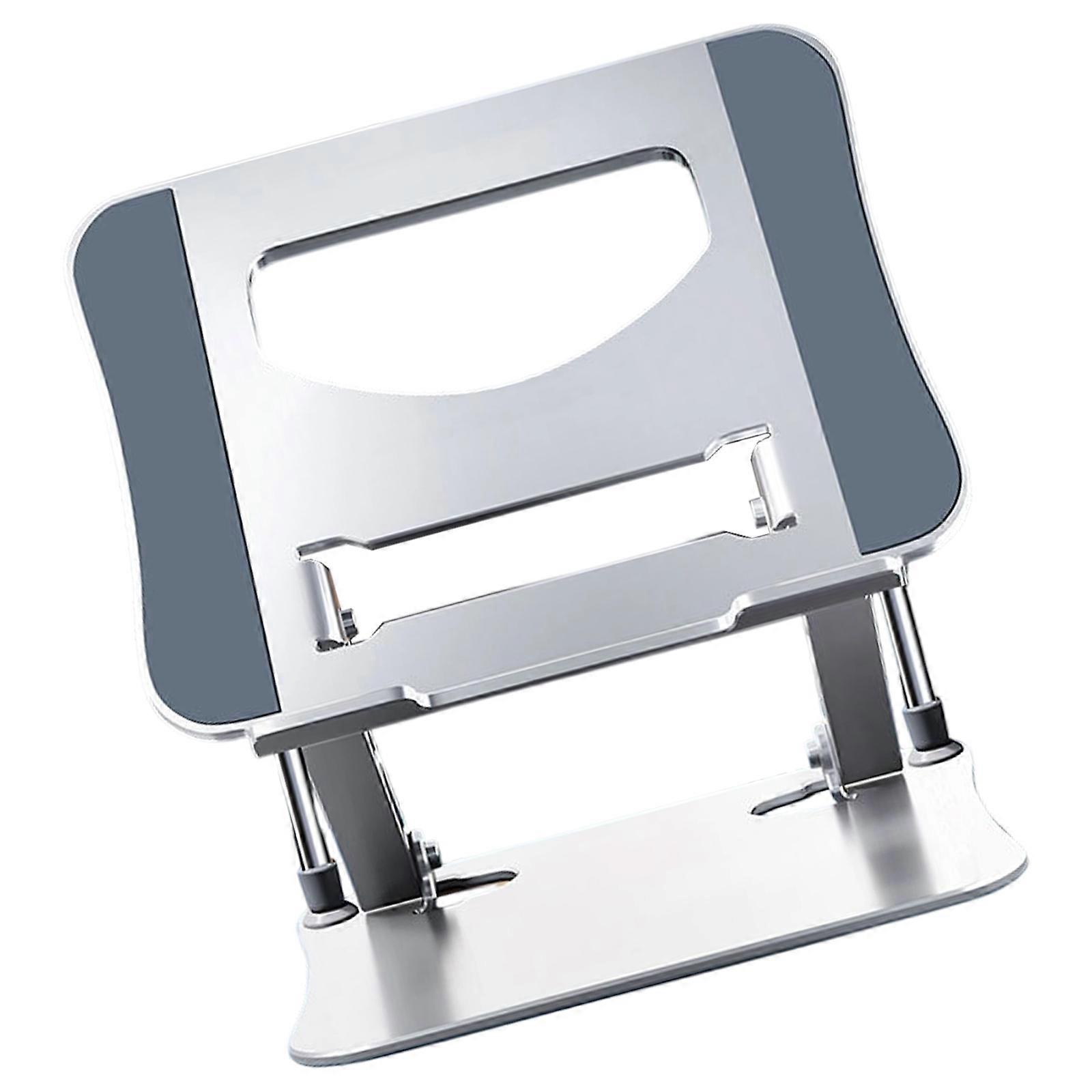 Portable Laptop Stand Foldable Support Base Notebook Stand Bracket Laptop Computer Cooling Bracket Replacement  Silver