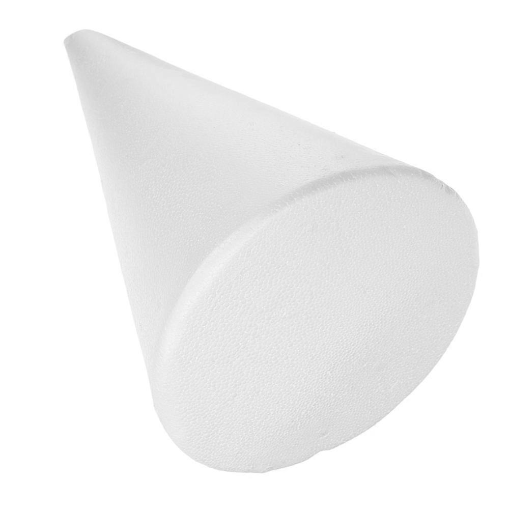 Foam Floral Cone for Decoration White Polystyrene Craft Cone