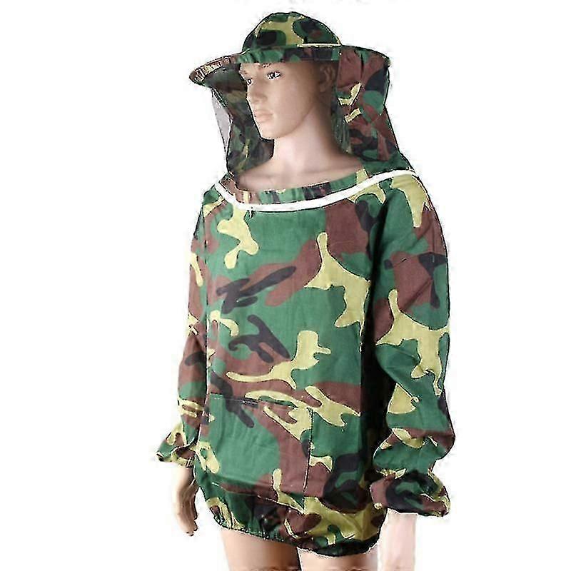 Beekeeping Protective Suit with Pant Veil, Camouflage Pattern