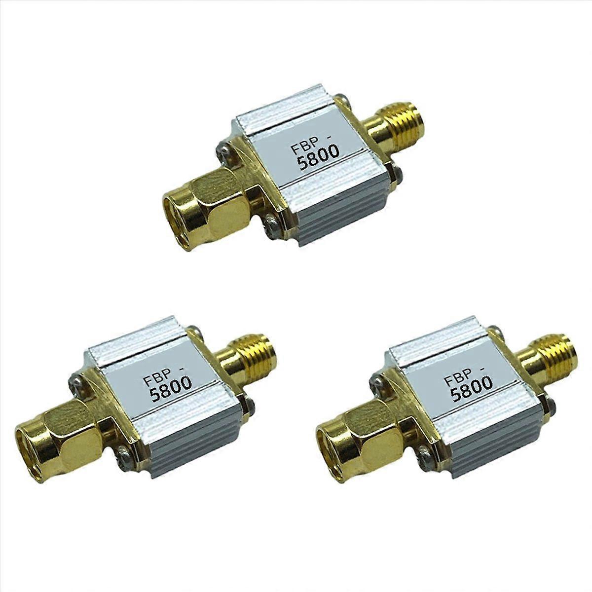 3X 5.8G Wireless Communication System Dedicated Bandpass Filter 5800 Filter SMA Interface