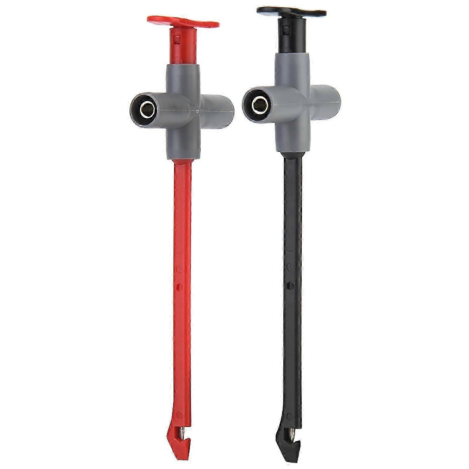 Professional Test Leads with 4mm Probes and Puncture Clips for Multimeters
