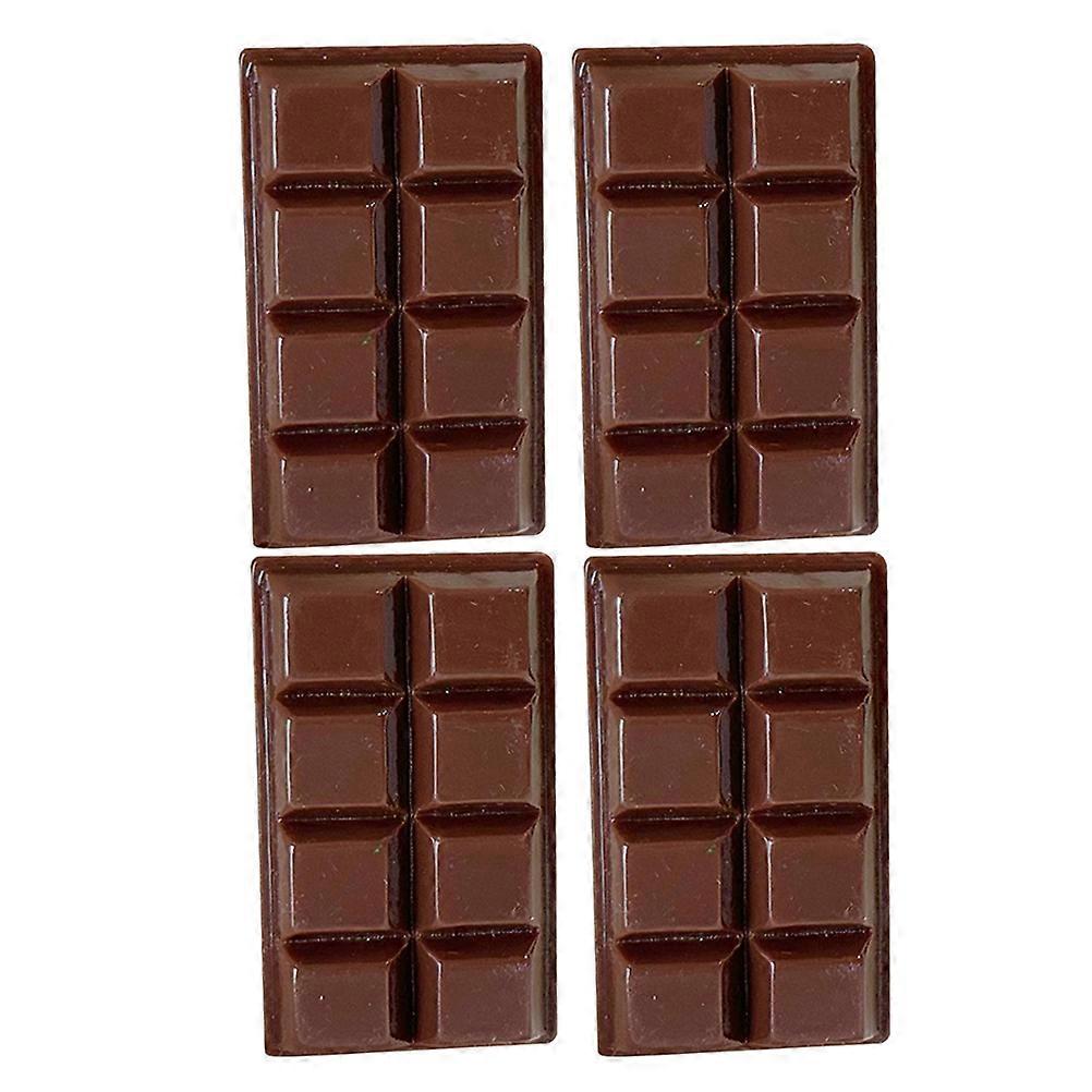 Faux Dessert Chocolate Model for Decoration 4Pcs Valentine's Day Display