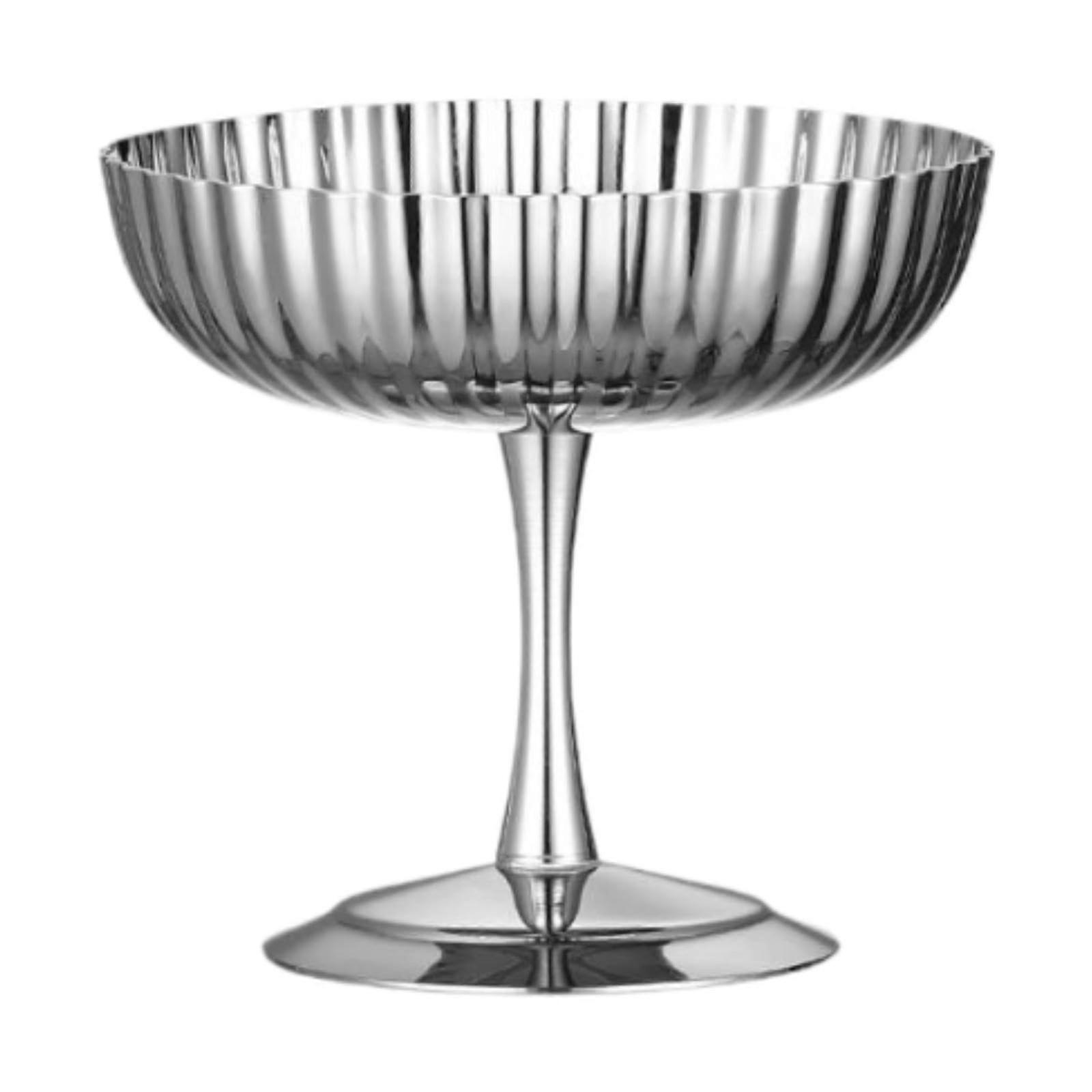 Ice Cream Dessert Bowls with Footed Base for Yogurt, Salad, Fruit and Snack Serving Set