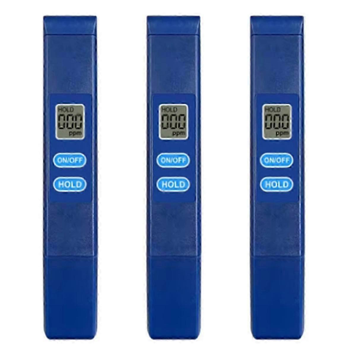 Digital TDS meter for water quality testing with LCD display and alloy electrode probe w