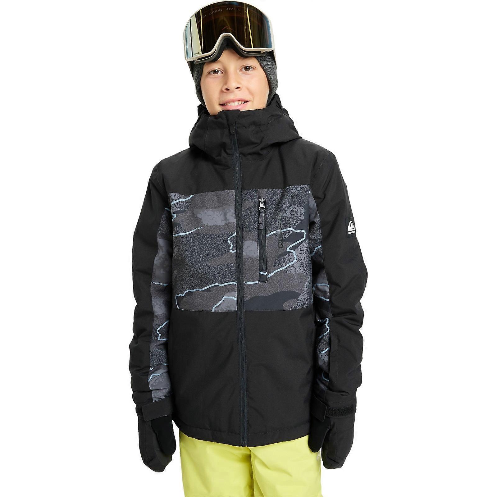Quiksilver Kids Side Hit Print Waterproof Ski Jacket