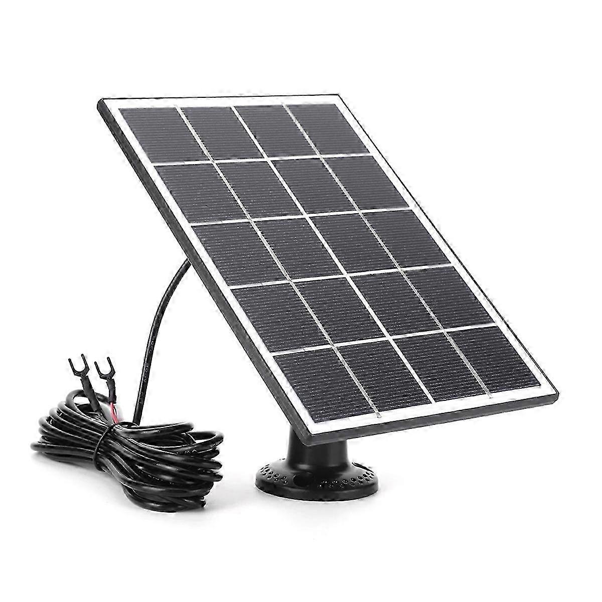 20W solcellepanellader for ringvideoringeklokke, 360 justerbart feste, for dørklokke 4/3/3 pluss/2