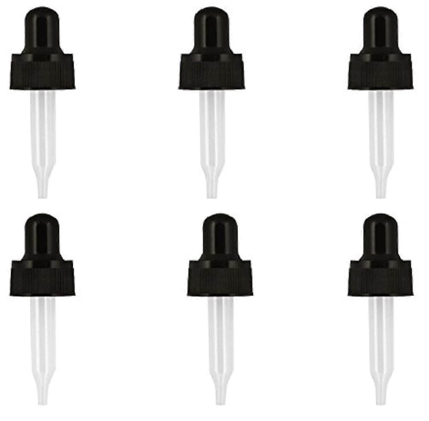 5ml Essential Oil Glass Dropper 6Pack Leakproof Seal Fits Most Bottles Compatible with DoTERRA