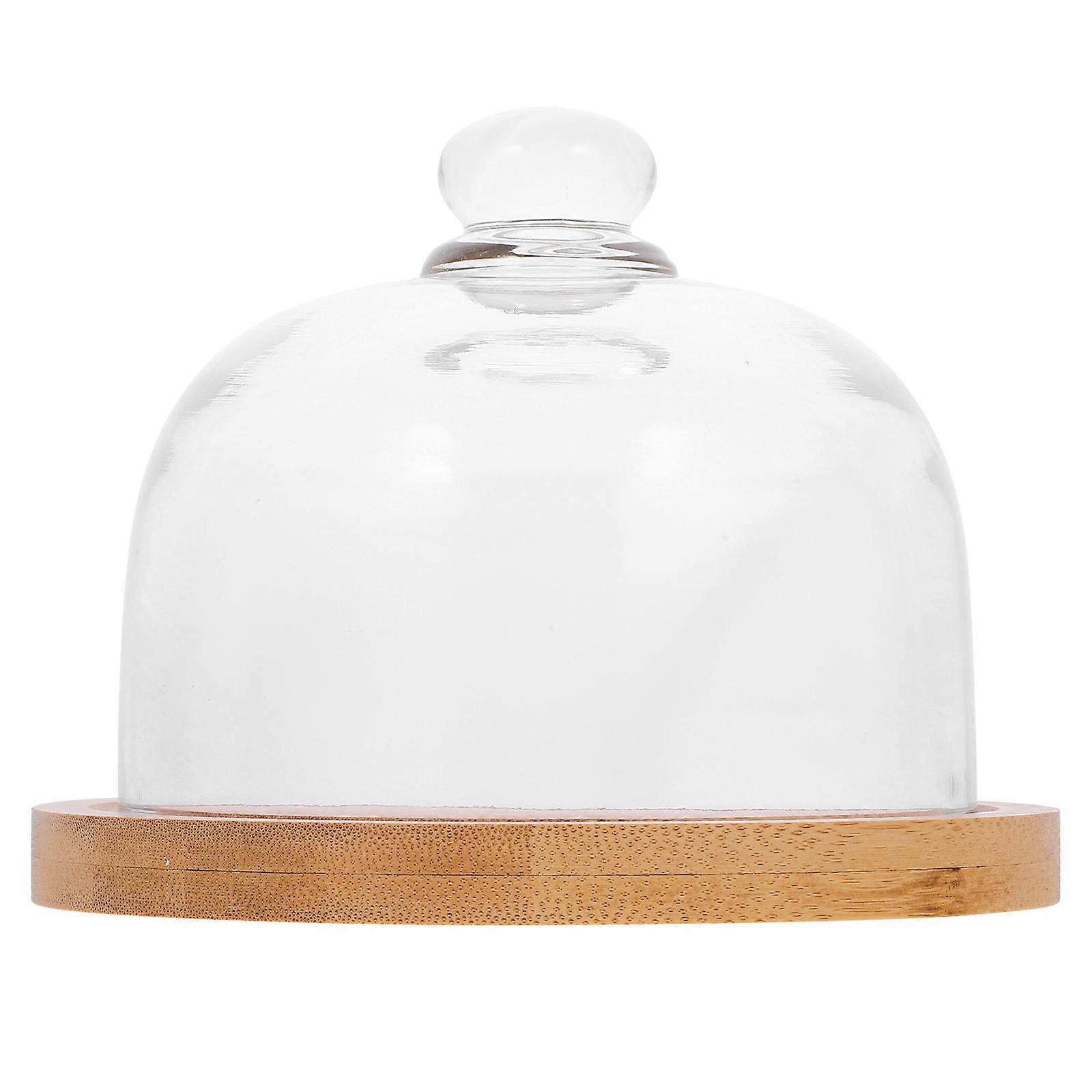 1 Set di Piatto per Torta per Uso Domestico con Coperchio Piatto Espositore per Torte Vassoio per Dessert