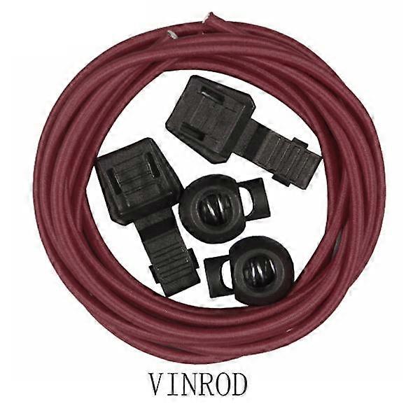 Elastic Shoelaces (Including Drawstring) Length: 100cm Burgundy