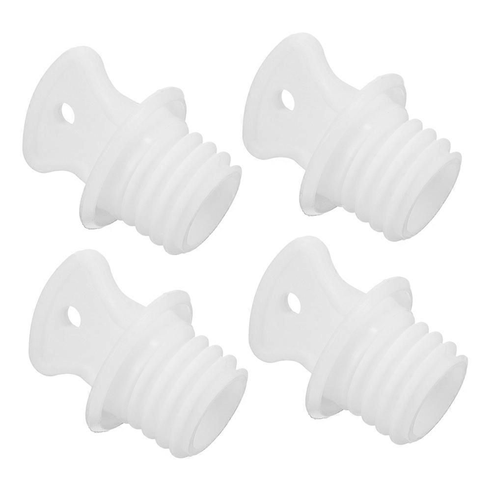 Rubber Hot Water Bottles Stopper for Leakproof Seal 4Pcs Replacement Caps