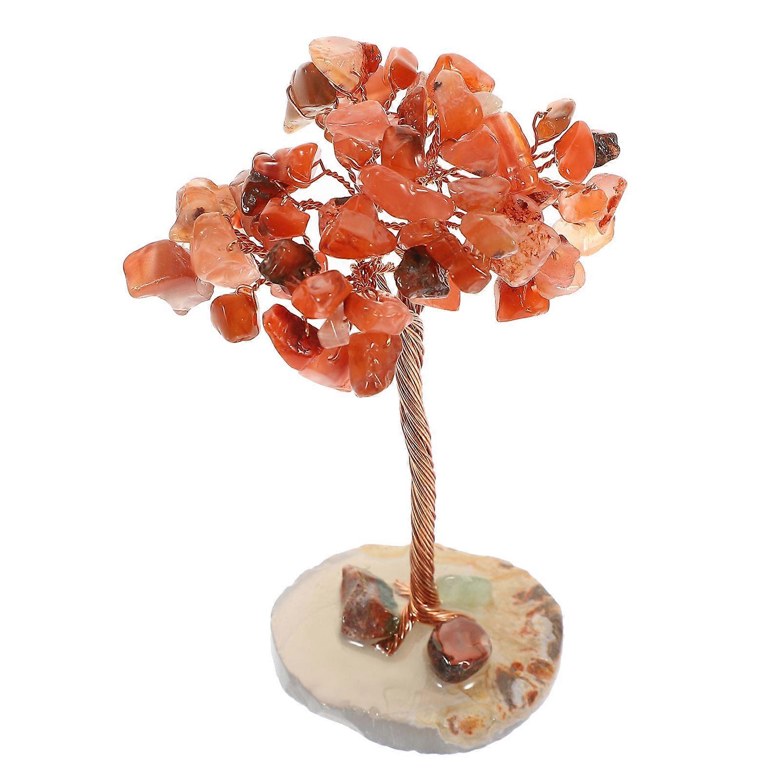 Crystal Tree Decoration for Decoration 2Pcs Based Crystal Tree Ornament