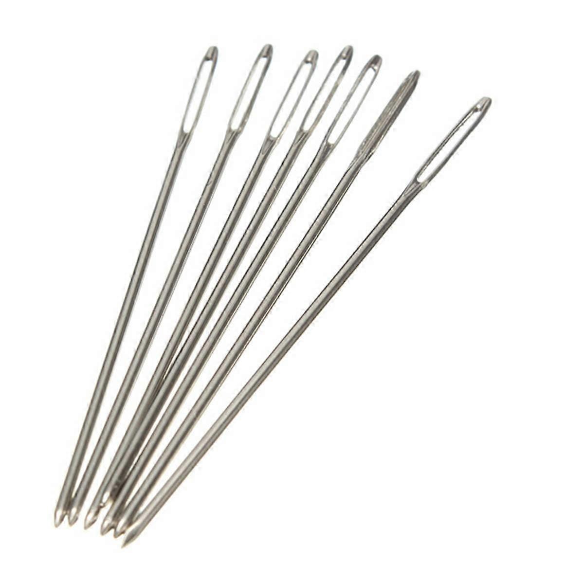 200Pcs Silver Tail Needle for Cross Stitch Needle Suitable for Embroidery Use