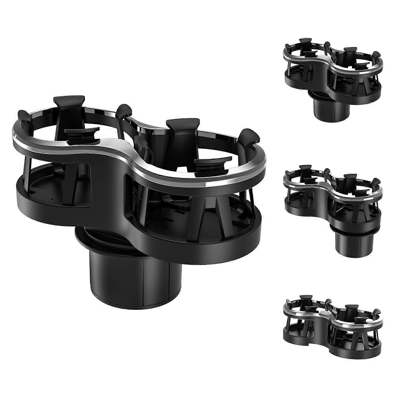 Car Cup Holder Expander 2 in 1 Adjustable Adapter with Expandable Base and Secure Grip for Drinks