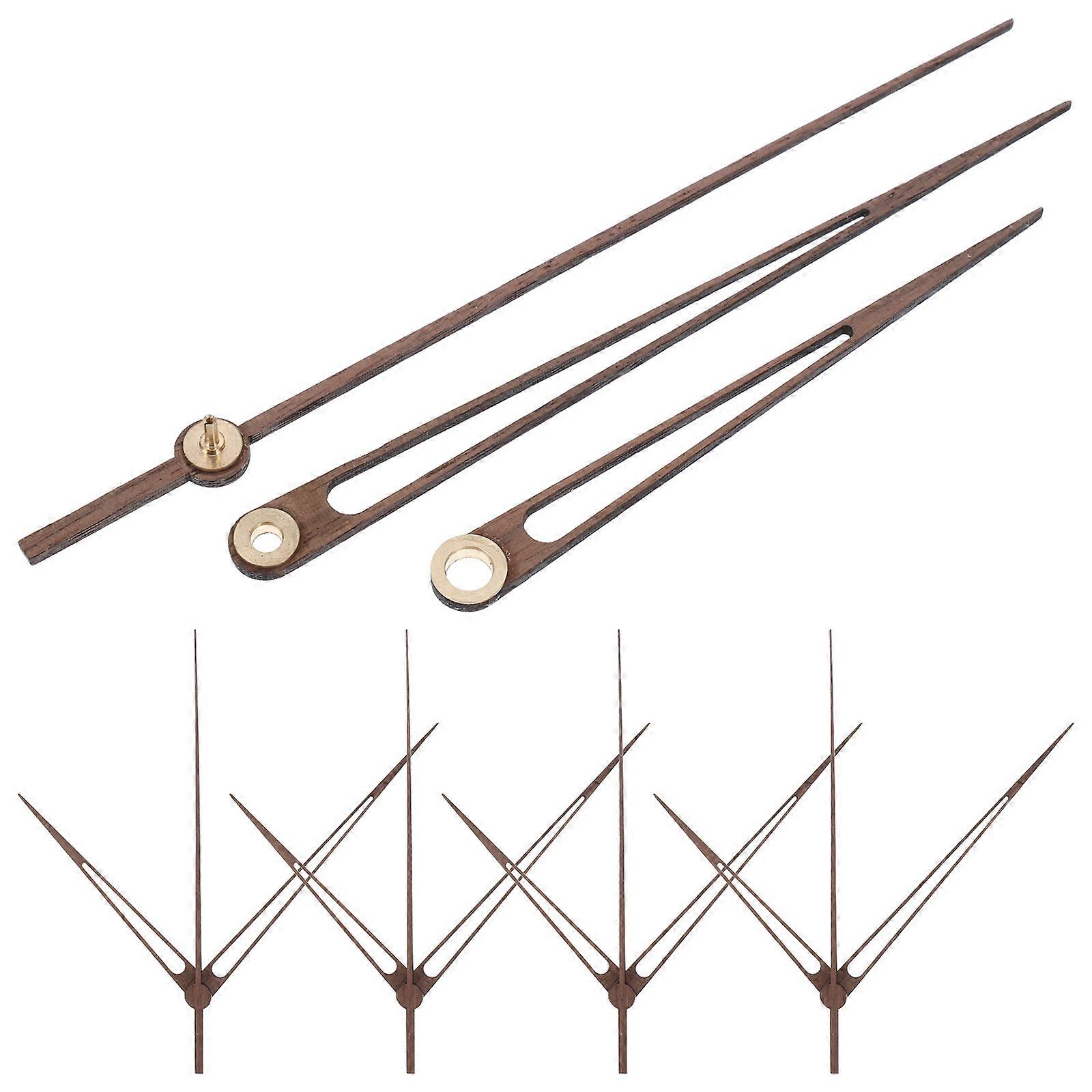 Clock Hands Wooden DIY Clock Components for Accurate Time Display 5Sets