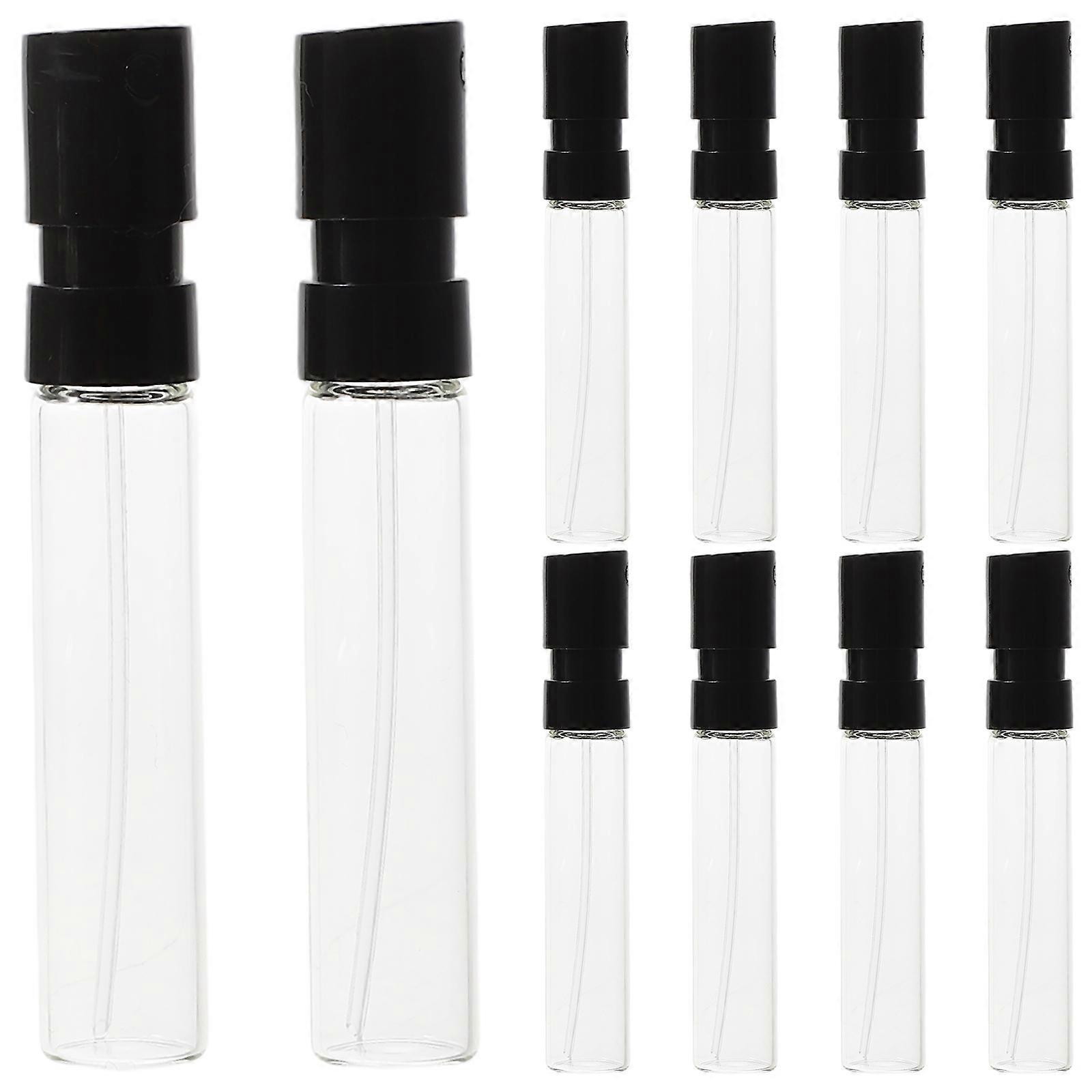10pcs Mini Cologne Bottles 2ml Empty Portable Atomizer Sprayer Glass Perfume Spray Bottle