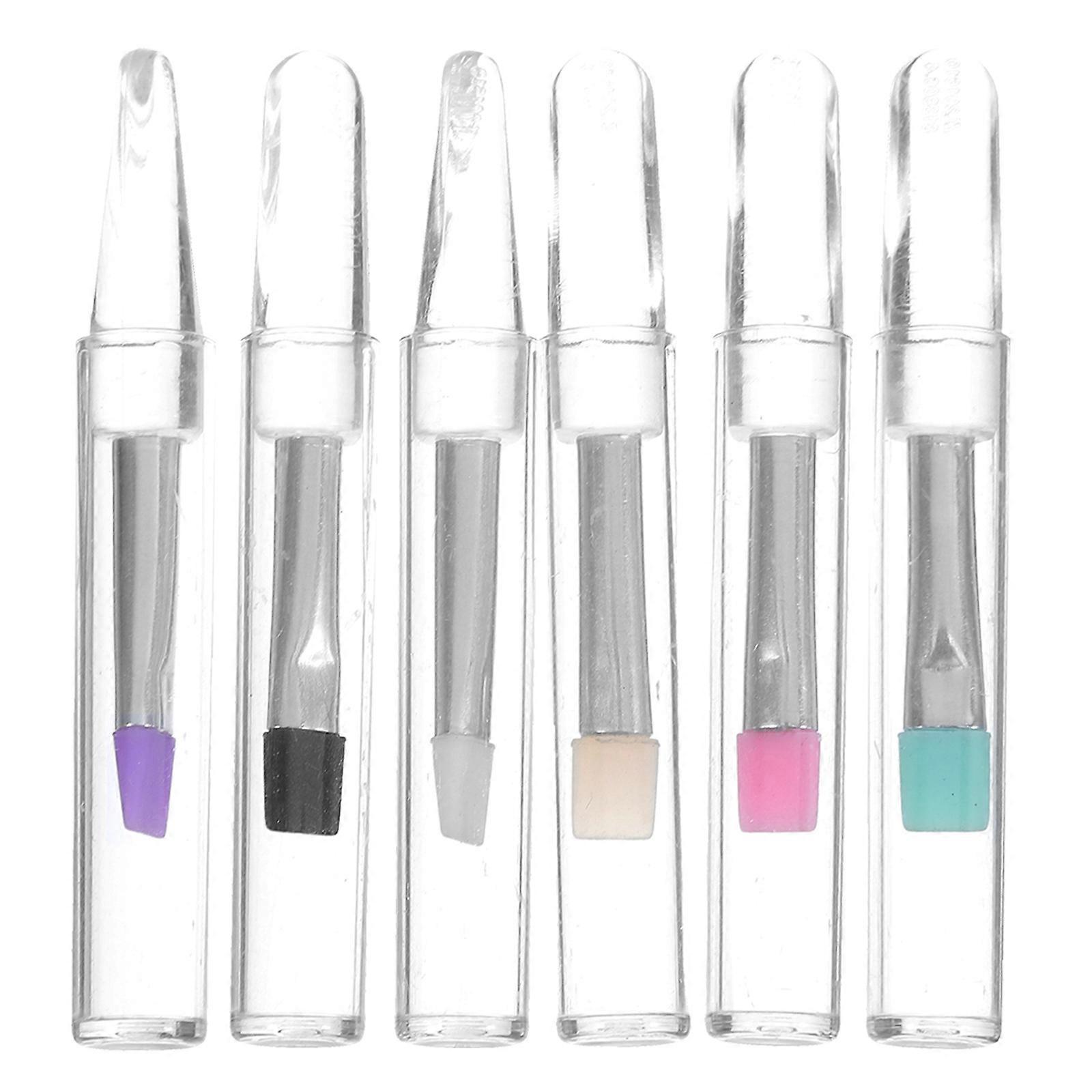 Silicone Eyelash Curler Brush for Daily Use 6Pcs Eye Makeup Accessories