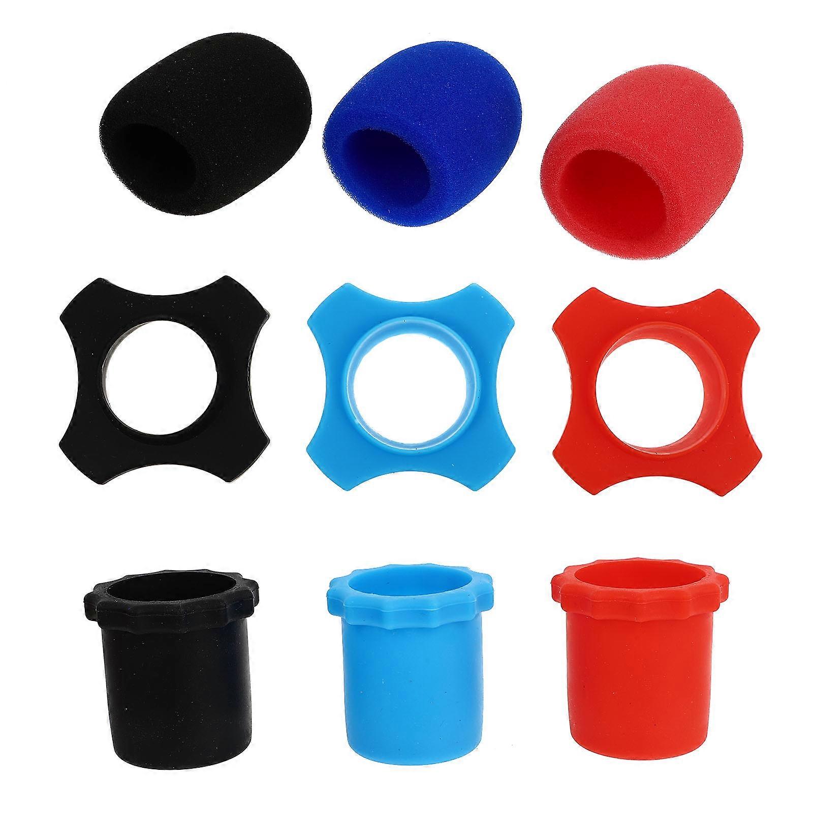 Mic Protective Tools Sponge Kit for Microphone Use with 9Pcs Assorted