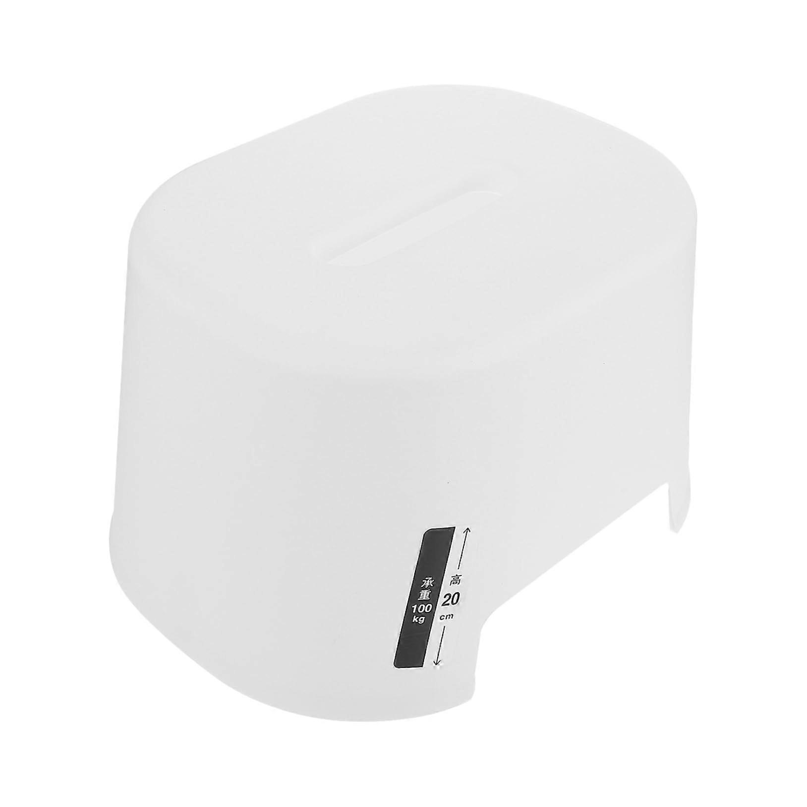 NonSlip Footstool with Stable Base, Ergonomic Stool for Kids and Adults Bathroom Step Stool