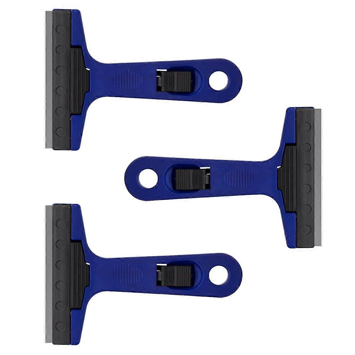 3Pcs Plastic Cleaning Scraper Set for Easy Adhesive Removal, Scratch Home and Office Use