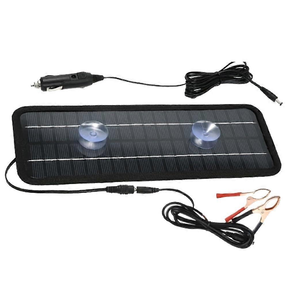 18V 5W Monocrystalline Solar Panel for Car Battery Charging, Fast and Easy Installation