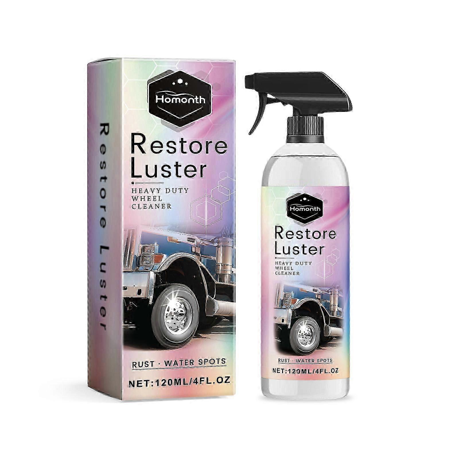 Heavy Duty Wheel Cleaner - Anti-Aging Foam for All Wheel Types | 120ml, Easy to Use, Protects Against Tire Aging & Cracking, Suitable for Polished Alu